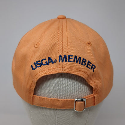 2015 US Open Chambers Bay Slideback Hat Orange One Size Adjustable