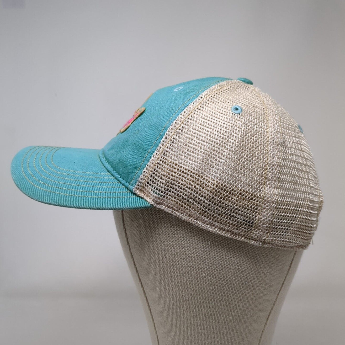 Fly Girl Snapback Mesh Back Trucker Hat Blue One Size 6 Panel Legacy