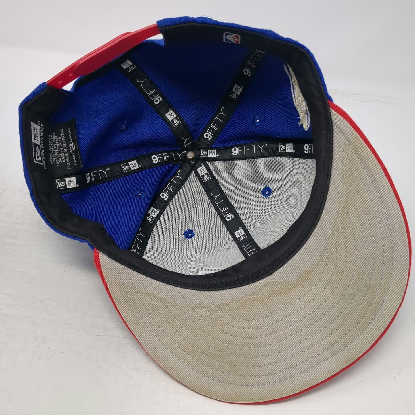 Philadelphia 76ers NBA New Era Snapback Blue Red One Size Joel Embiid 21 Hat