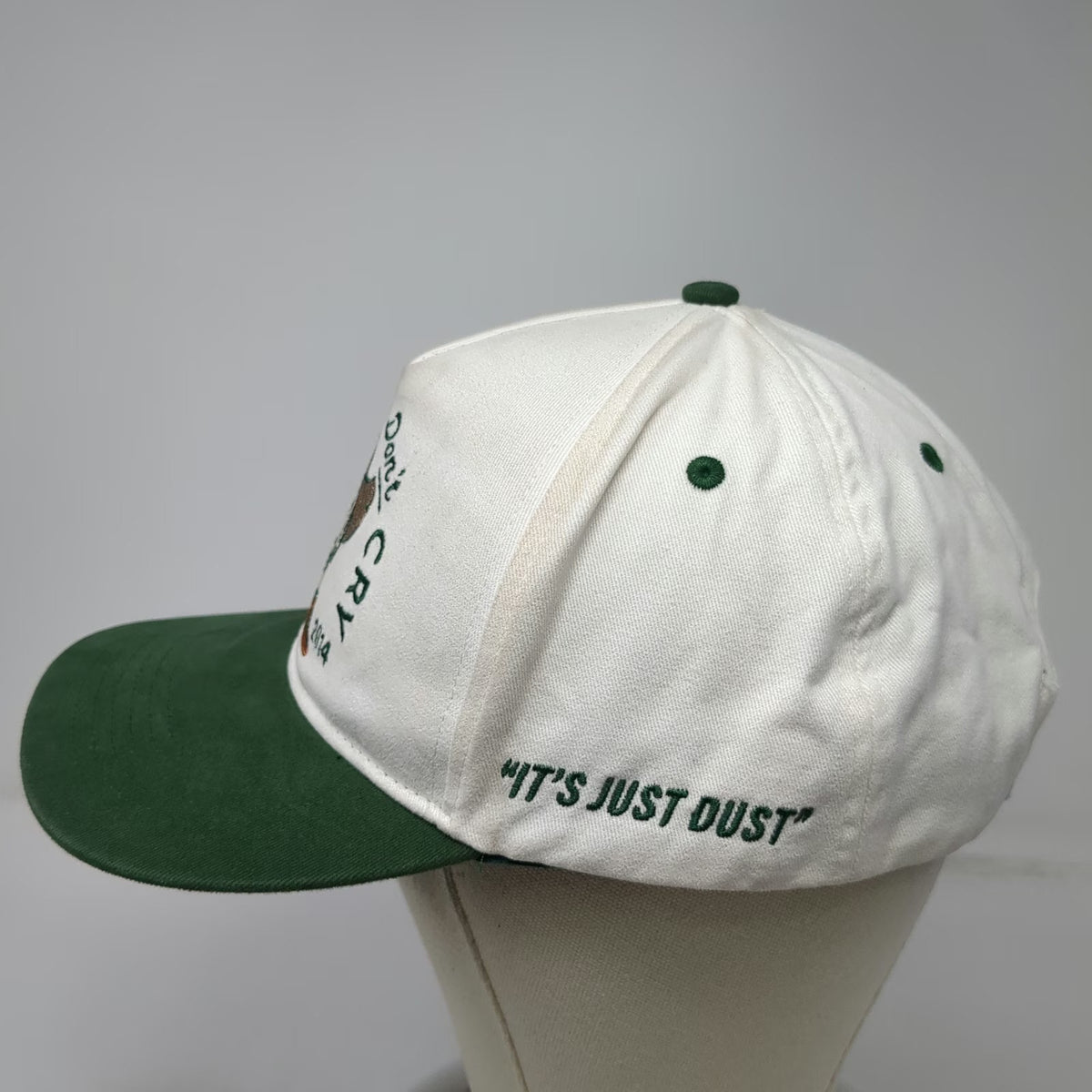Sendero Provisions Co 5 Panel White One Size Cowboys Don't Cry Flat Snapback Hat