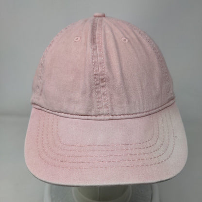 Unbranded Slideback Hat Solid Pink OSFM Adjustable 6 Panel Blank