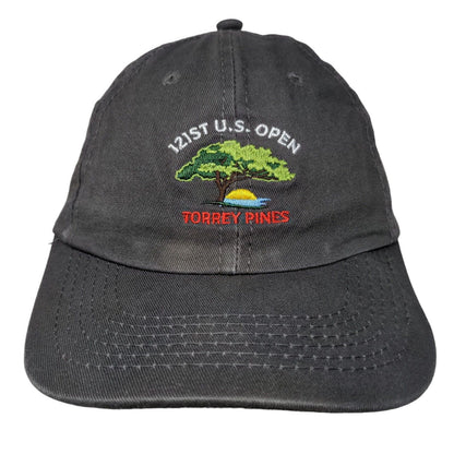 121st US Open Torrey Pines USGA Member Slideback Hat Gray One Size 6 Panel