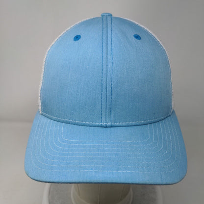 Richardson Snapback Mesh Back Trucker Hat Blue One Size Colorblock