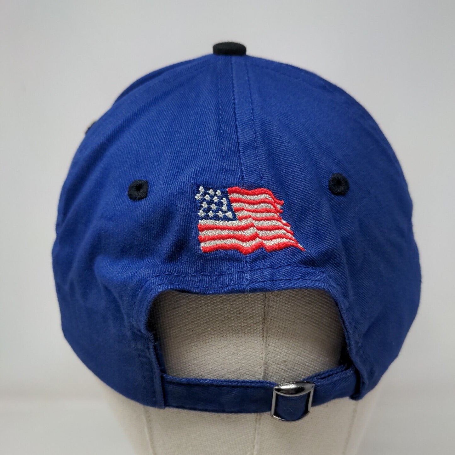 Idaho Concrete Company Slideback Hat Blue One Size Embroidered Colorblock