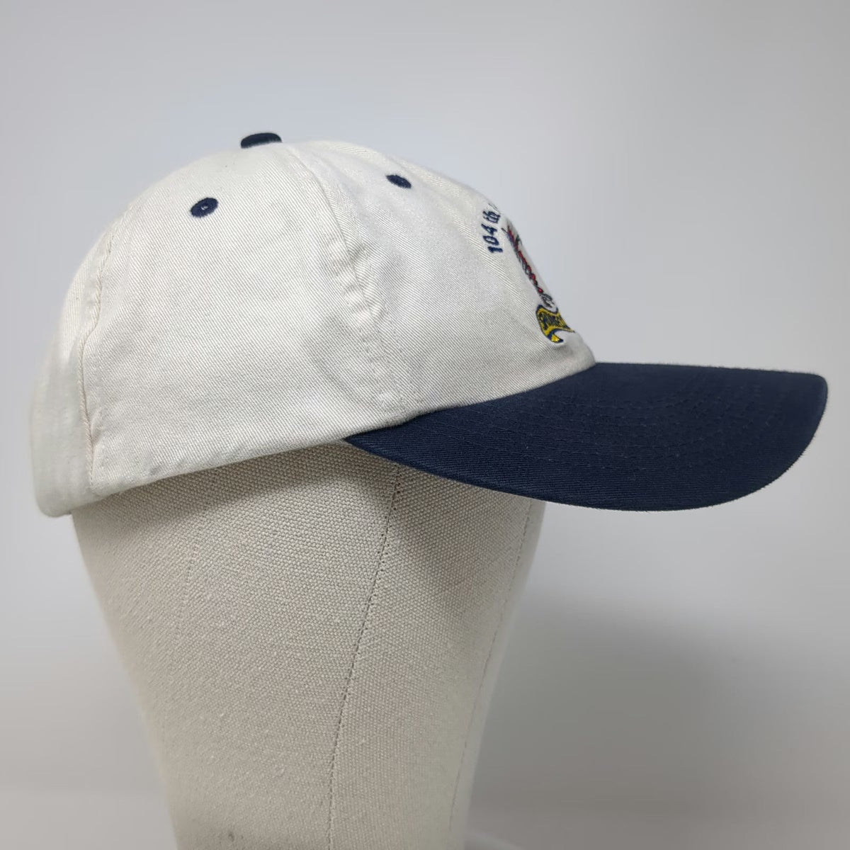 Slideback Baseball Cap White Blue One Size USGA Member 104th U.S. Open Golf Hat