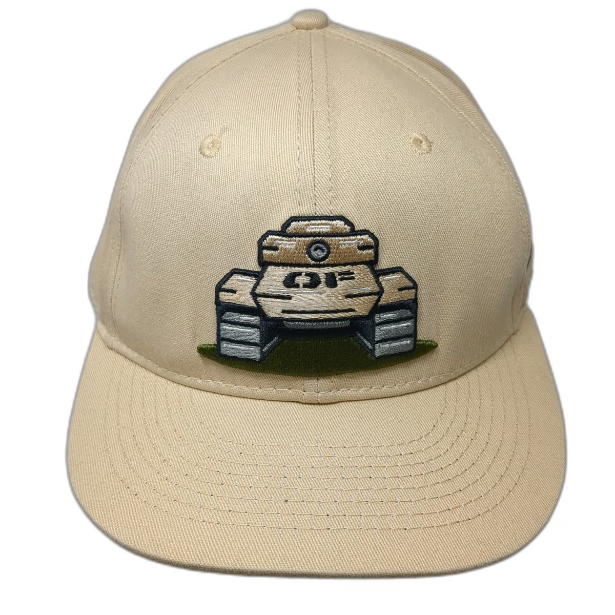 Baseballism Baseball Beige Green Black 7 5/8 Tank Last Line Defense Fitted Hat