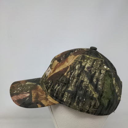 Metals USA Strapback Hat Camouflage OSFM Adjustable Embroidered Patriotic
