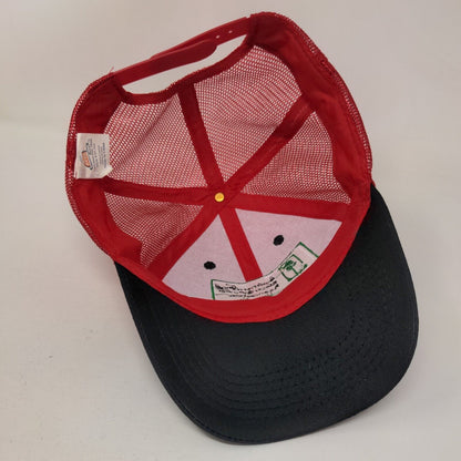 Southern Pine Electric Power Association Snapback Trucker Hat Red OSFM Mesh Back
