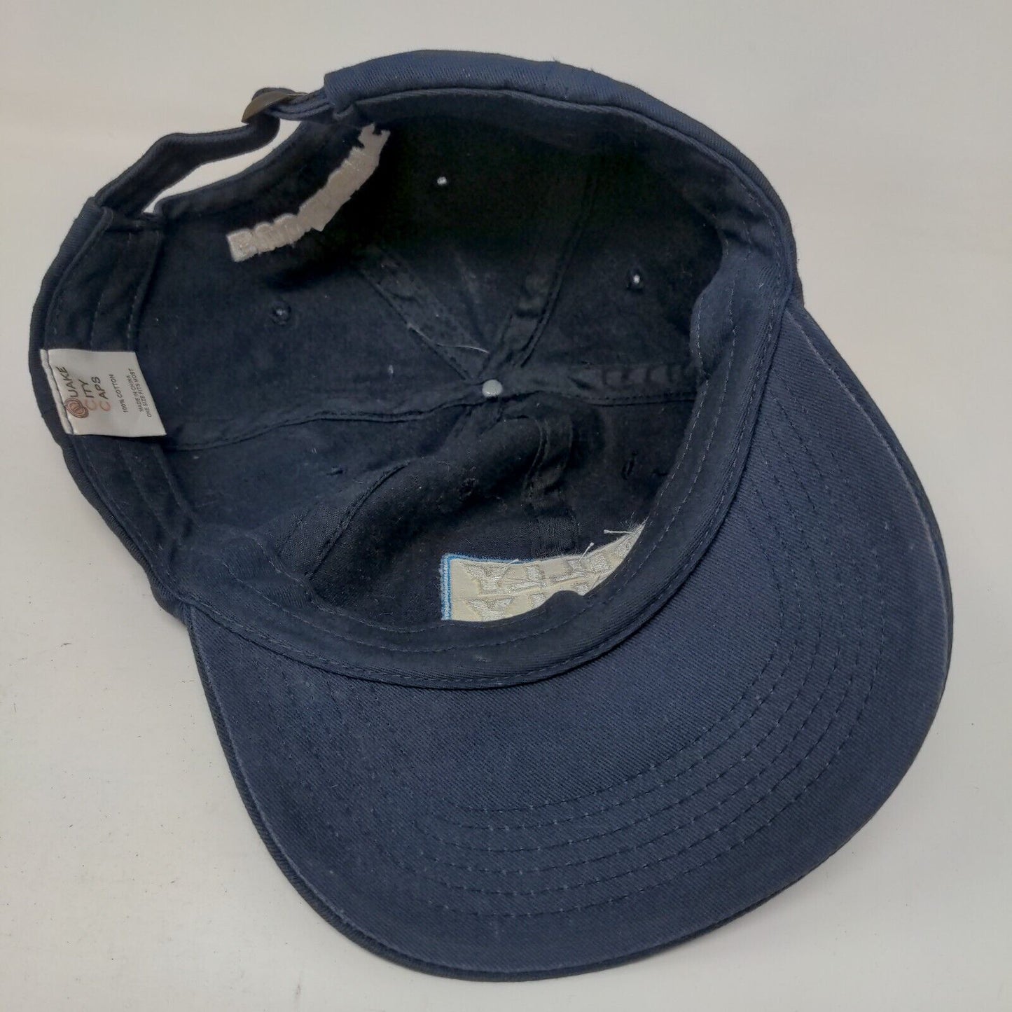 Dilly Dilly Bud Light Slideback Hat Blue OSFM Embroidered Quake City Caps