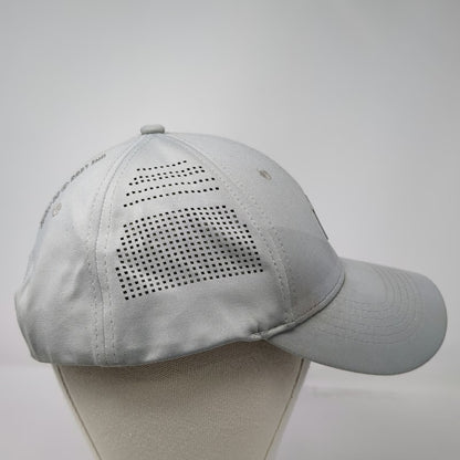 1LL Snapback Hat Gray M Perforated Sides Drytech One Less Do More Performance