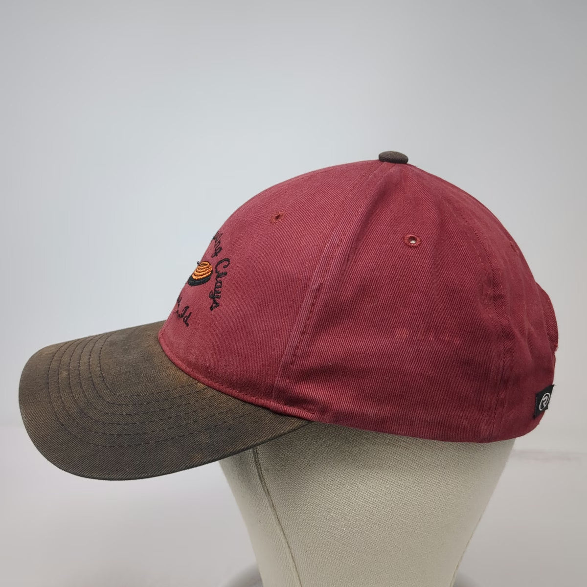 Richardson Baseball Cap Red One Size Idaho Sporting Clays Cotton Strapback Hat