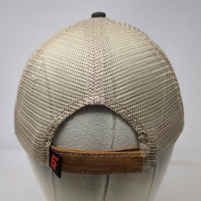 Snap-on Brown One Size Baseball Cap Mesh Back Hat Embroidered Est 1920 Logo
