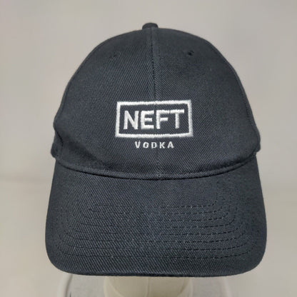NEFT Vodka Slideback Hat Black One Size Adjustable Embroidered