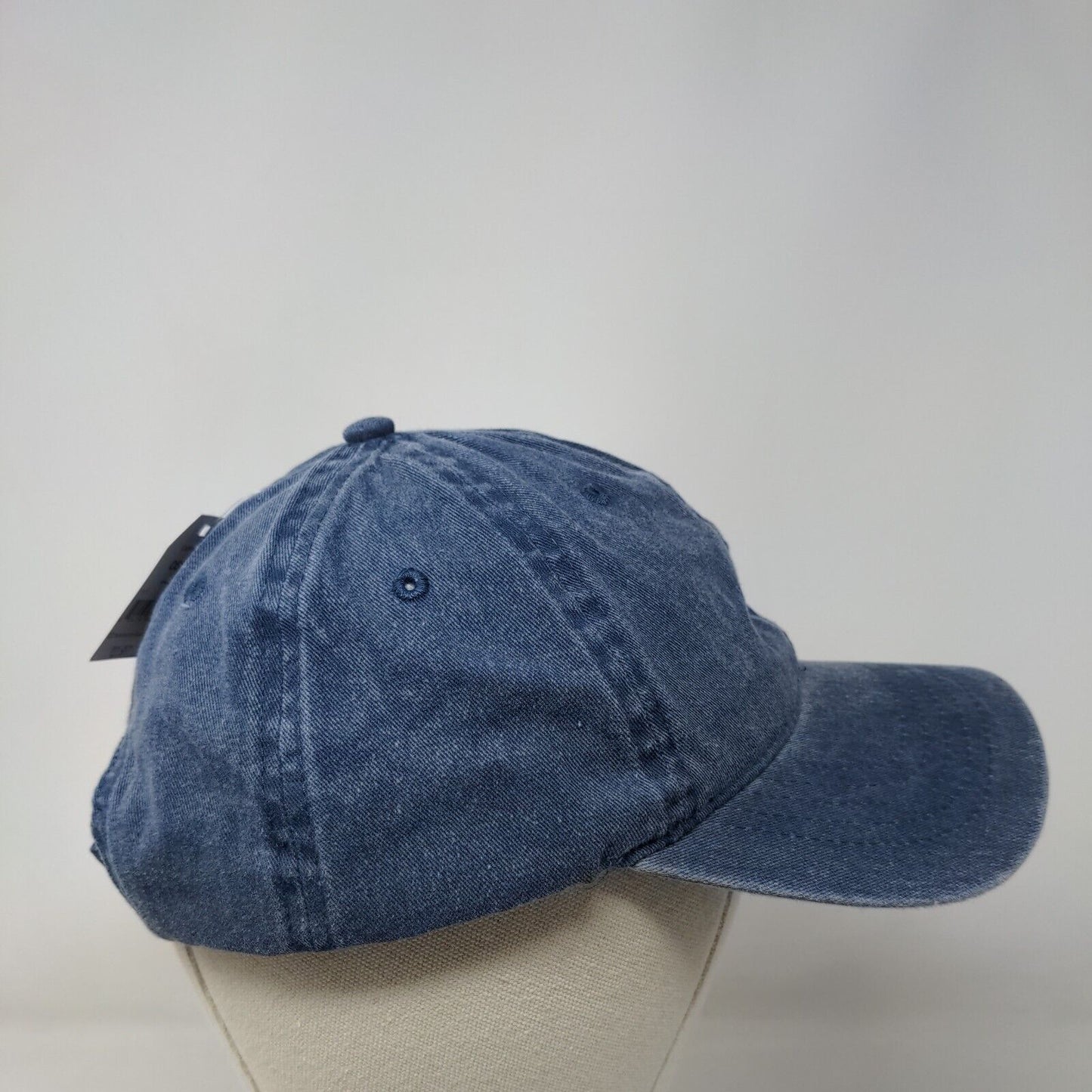 Time And Tru Strapback Hat Blue OSFM Adjustable Solid 6 Panel W/Tags