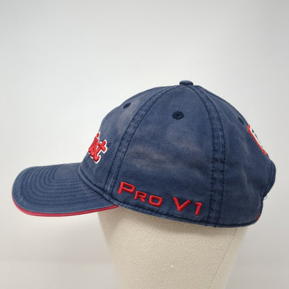 Titleist Slideback Golf Cap Blue One Size Adjustable Embroidered 6 Panel