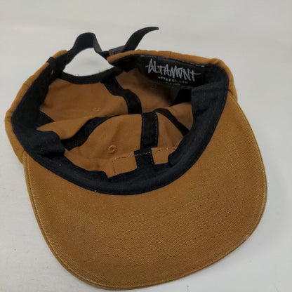 Altamont Slideback Hat Brown One Size Adjustable Patch Logo Vented Holed