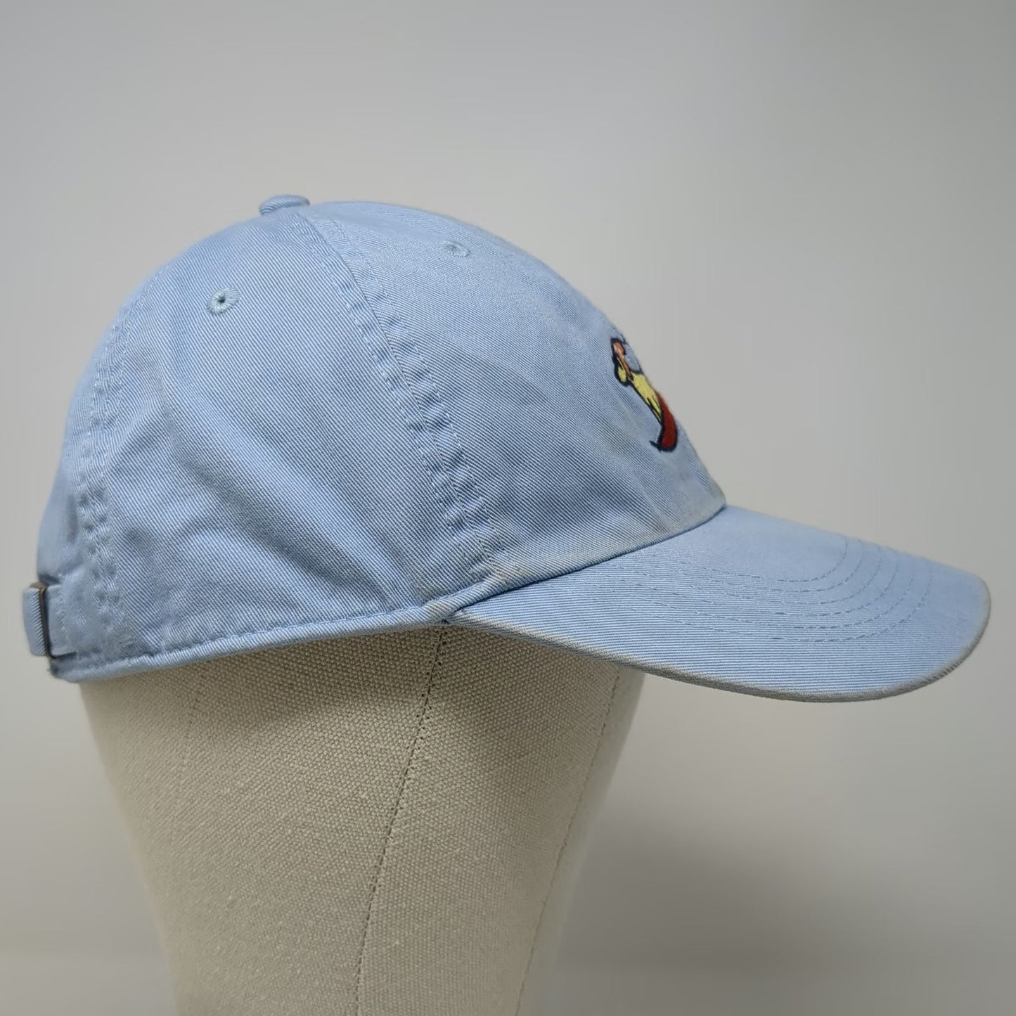 Life is Good Baseball Cap Blue One Size Dog Surfing Embroidered Slideback Hat