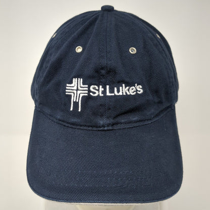 St. Lukes Slideback Hat Blue One Size Adjustable Embroidered 6 Panel Fahrenheit