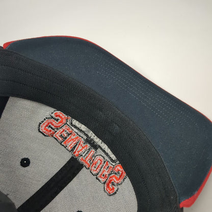 OC Sports Senators Ice Hockey Baseball Cap Black Red L Stretch Fit Performance
