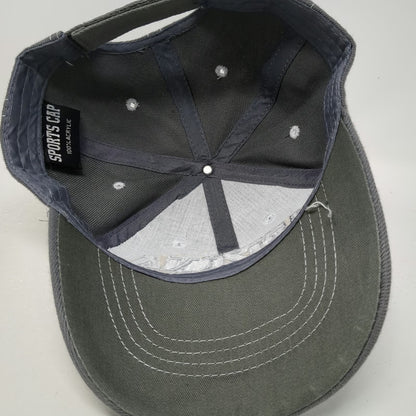 Arizona 3D Embroidery Baseball Cap Gray One Size Strapback AZ Patch Stitch Hat