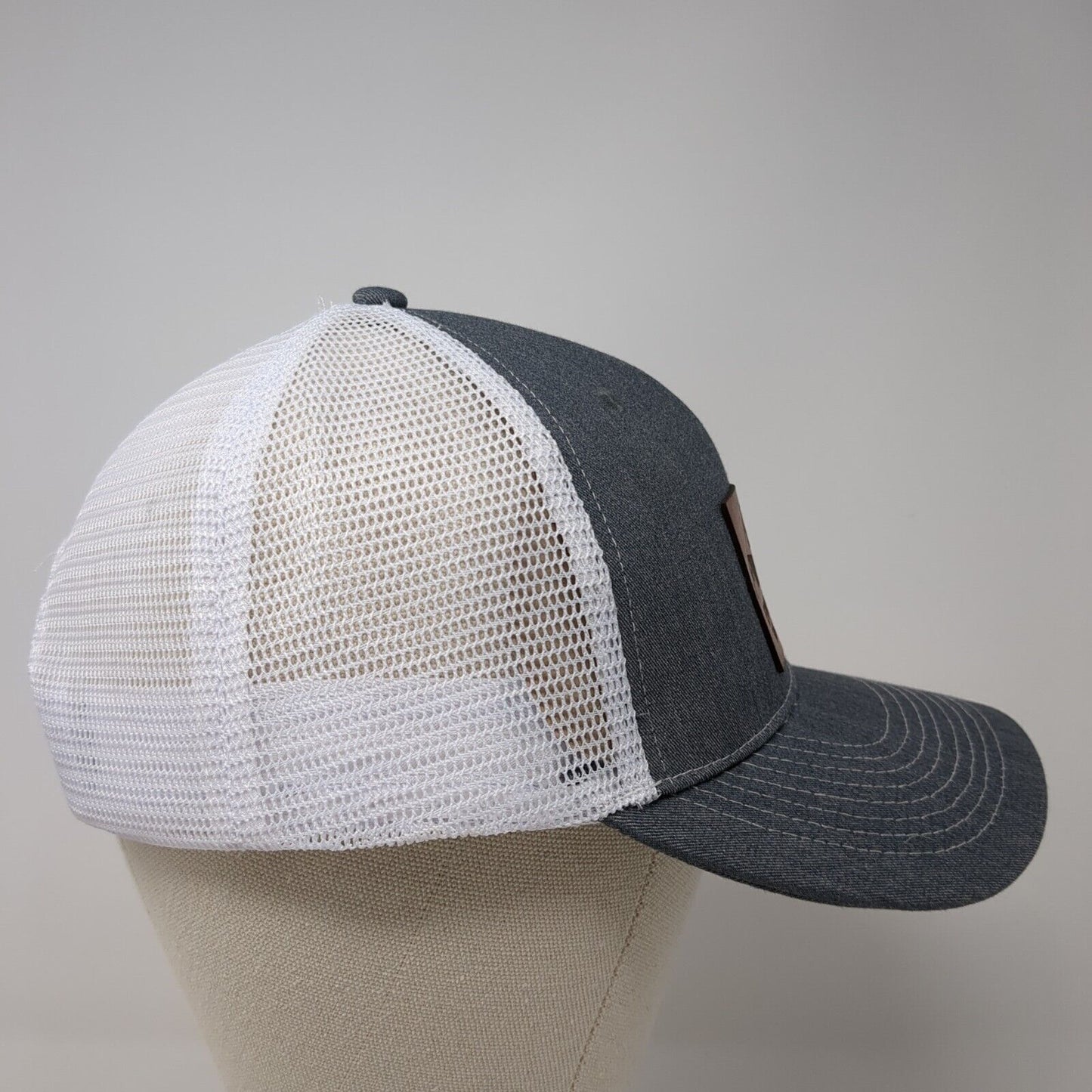 Even Flow Rain Gutters Snapback Trucker Hat Gray OS Adjustable Mesh Back Idahat