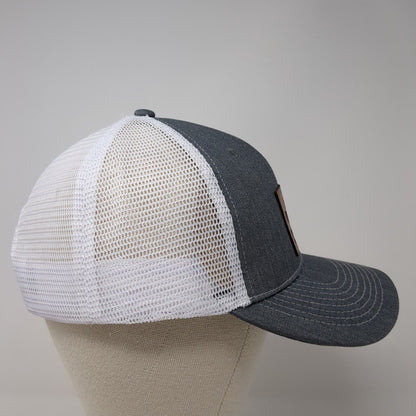 Even Flow Rain Gutters Snapback Trucker Hat Gray OS Adjustable Mesh Back Idahat