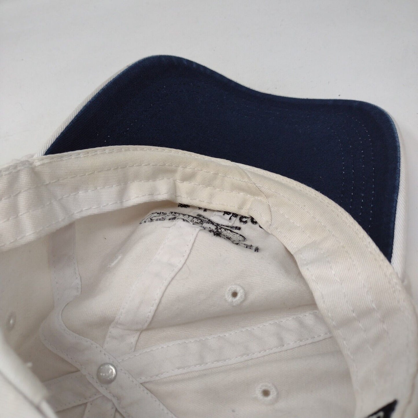 USTA National Father-Son Slideback Hat White One Size Longwood 14