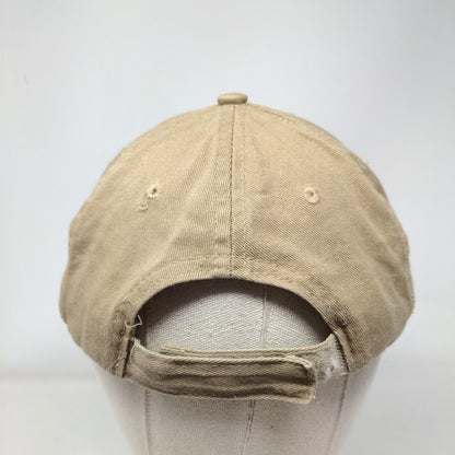 Pebble Creek Golf Club Tampa Florida Tan One Size Adjustable Embroidered 6 Panel