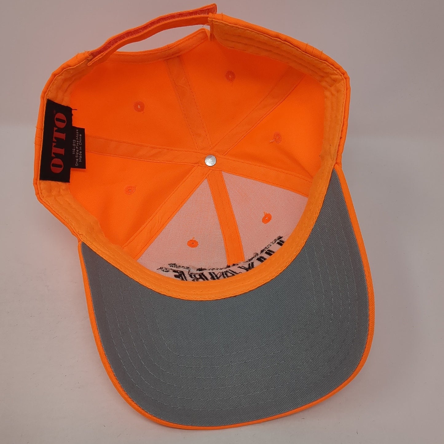 Setting The Performance Standard Baseball Cap Orange One Size Adjustable Otto