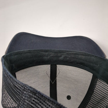 Diamond C Snapback Trucker Hat Gray One Size Adjustable Mesh Back Cotton