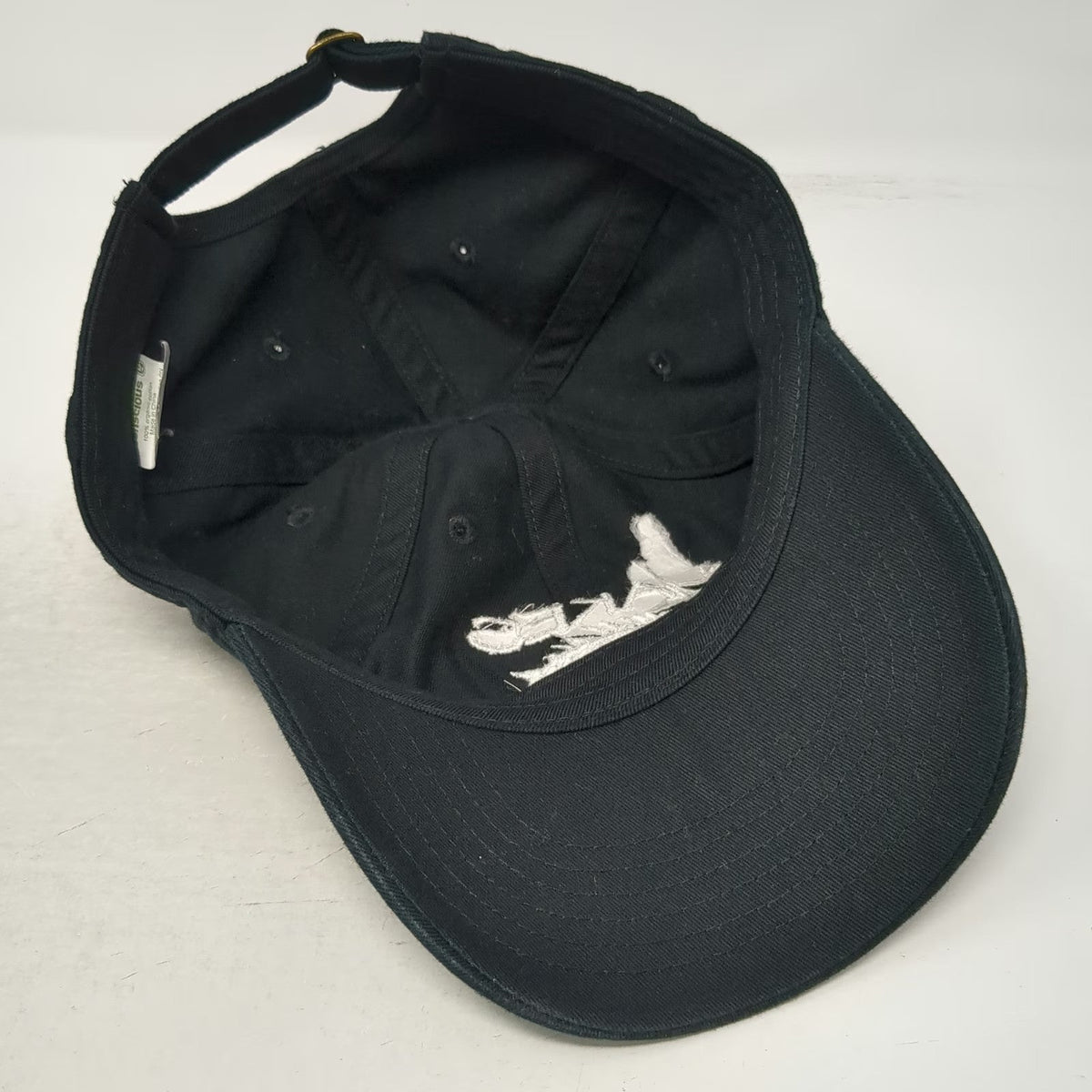 econscious Baseball Cap Black One Size Jakes Bar & Grill Fish Skeleton Hat