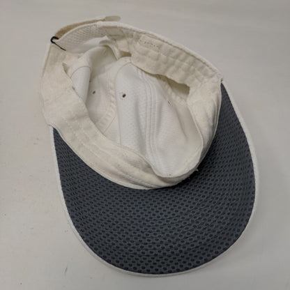 Nike Men's Strapback Hat White Embroidered Swoosh Logo Adjustable