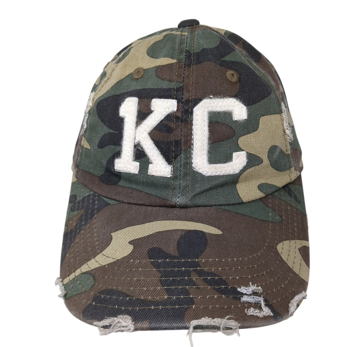 KC Slideback Hat Camouflage One Size Adjustable Outdoor District