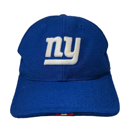 Nike Team Men's NFL New York Giants Fitted Hat Blue Size 7 1/4 Embroidered Logo