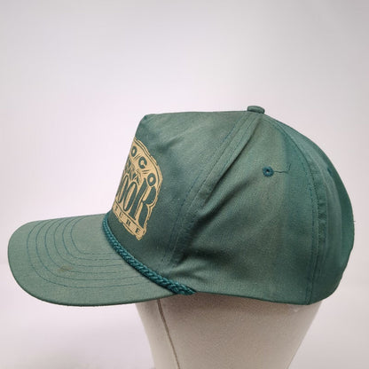d&D Conoco Outdoor Adventure Green 5 Panel Hat OS Rope Snapback Mountain Vintage