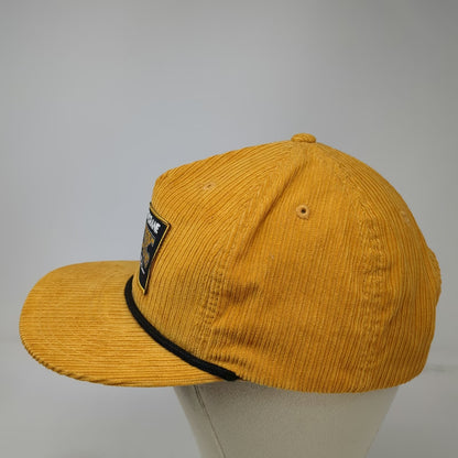 You Know. 5 Panel Yellow Hat OSFM Wagstaff Crane Corduroy Rope Snapback Patch