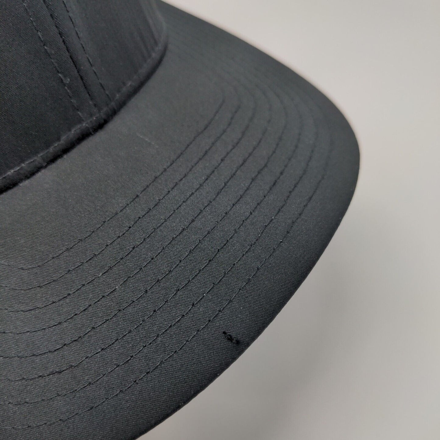 Richardson Strapback Hat Black Small Adjustable Embroidered Flexfit