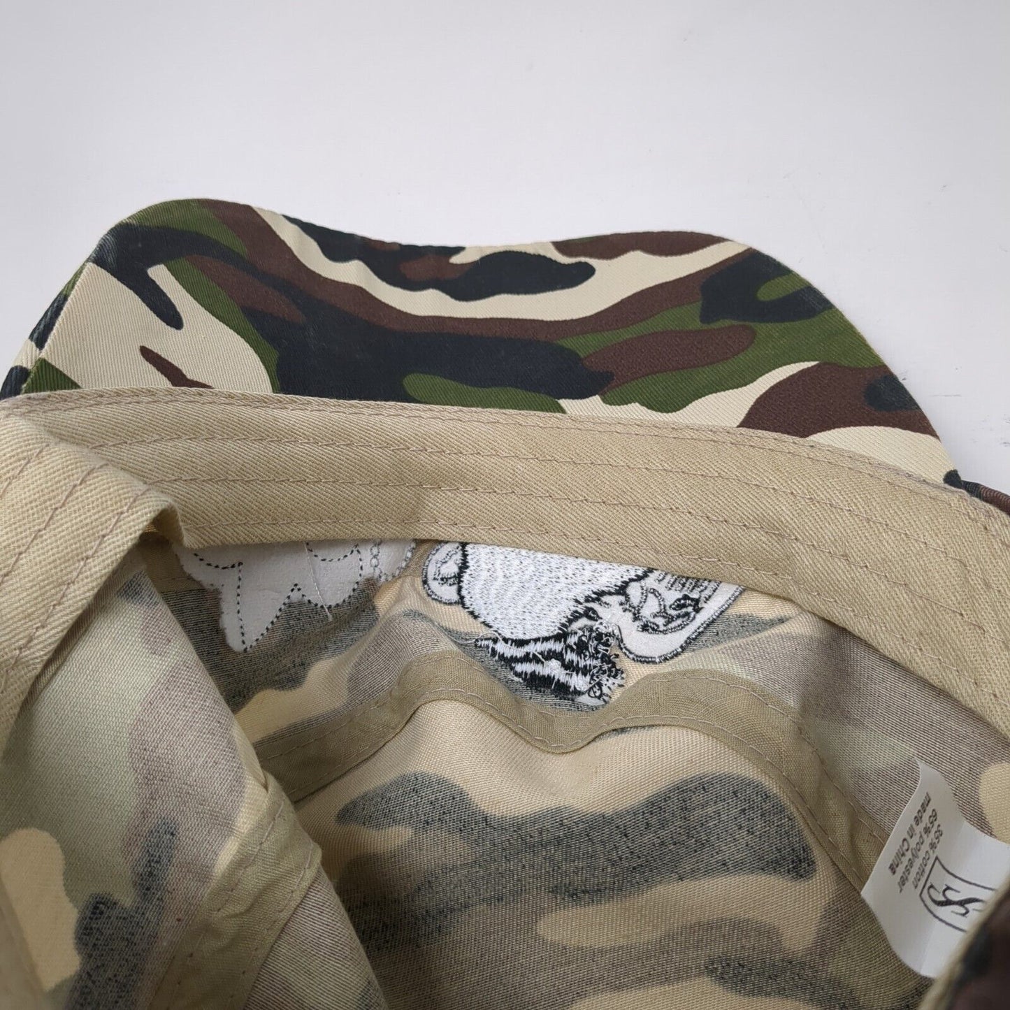Something Special Fitted Cadet Army Cap Hat Camo One Size Embroidered