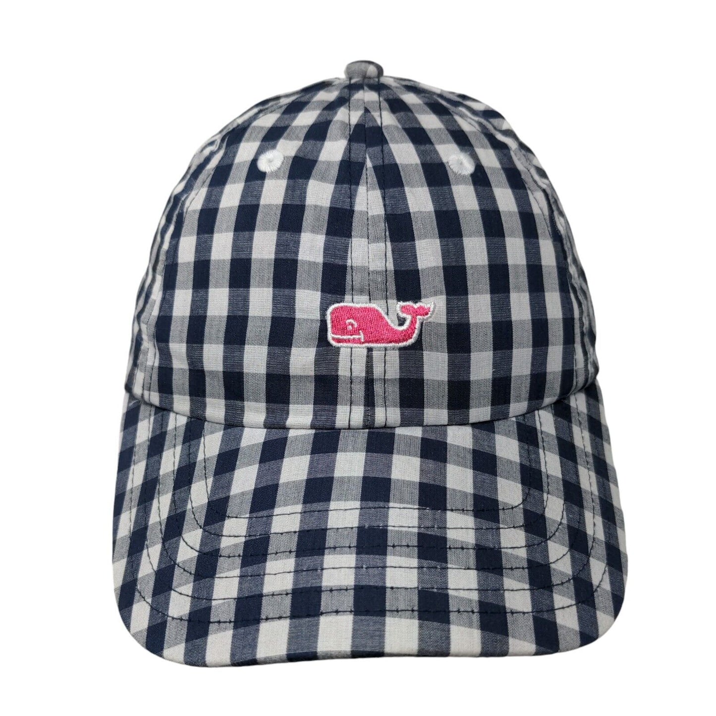 Vineyard Vines Slideback Hat Multicolor OS Adjustable Checkered Embroidered