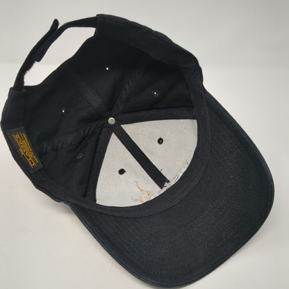 Vision Grills Strapback Hat Black OS Adjustable Embroidered Classics Yupoong