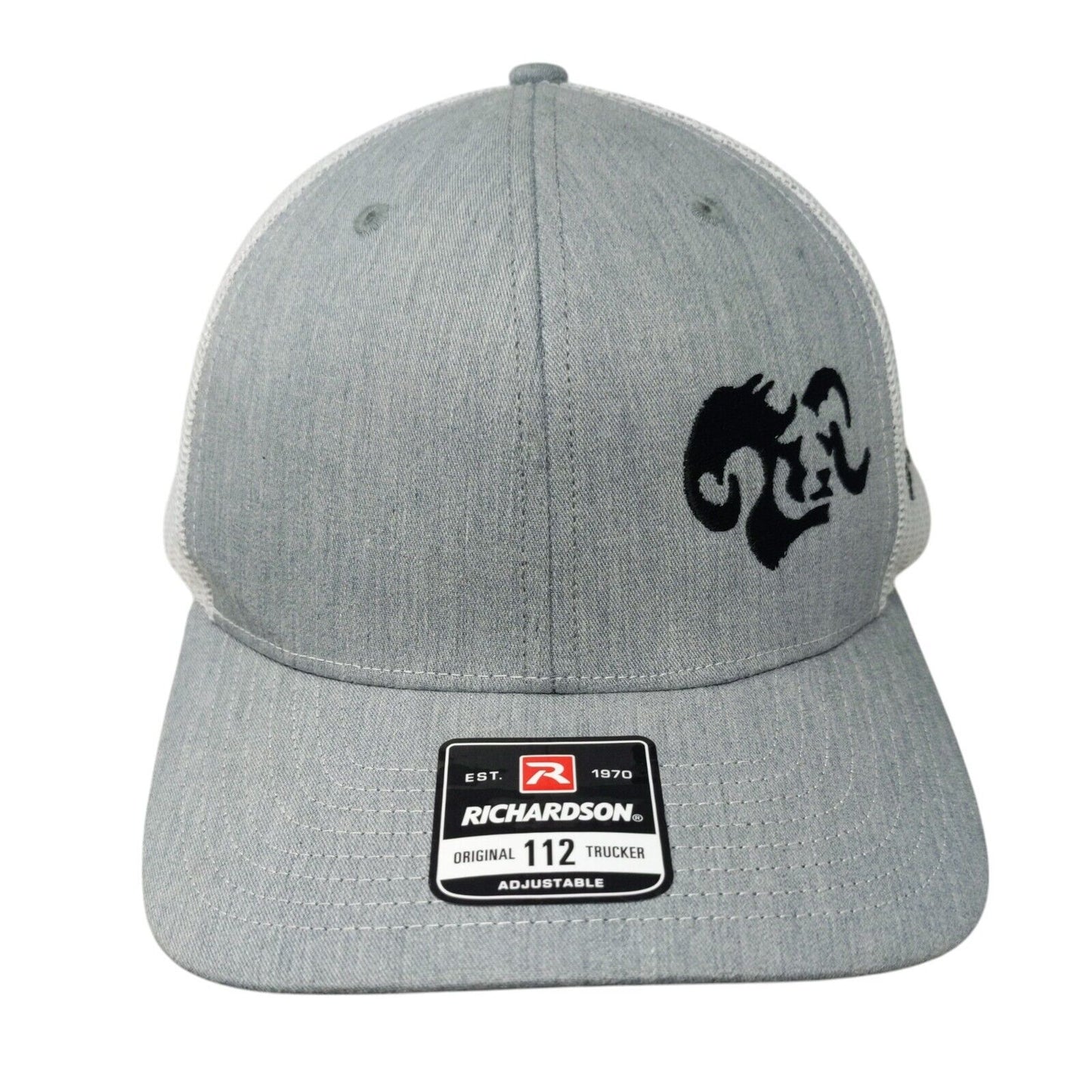Power Engineers Snapback Mesh Back Trucker Hat Gray Adjustable Colorblock