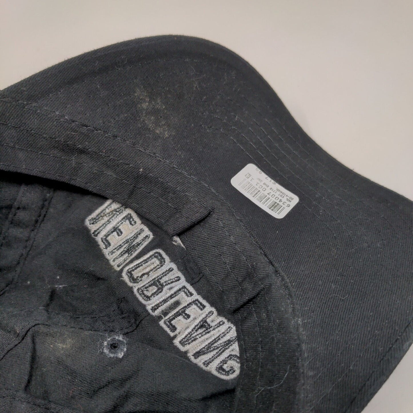 New Orleans Slideback Hat Black One Size Embroidered Elidan 6 Panel