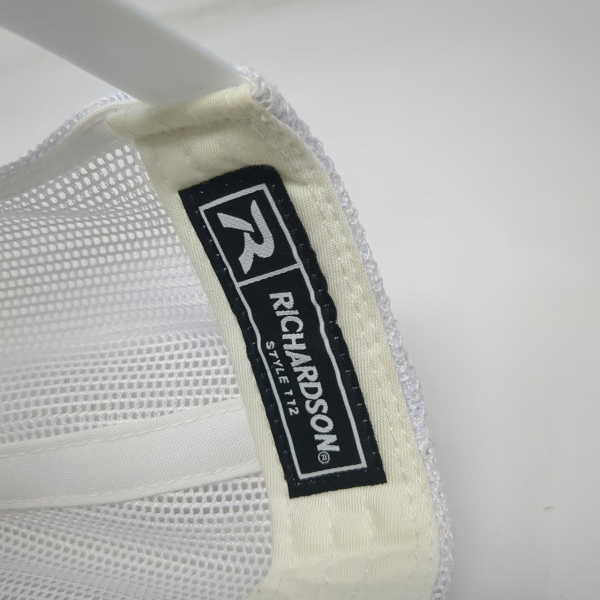 Richardson Trucker Hat Blue White One Size Advantage Archery Logo Mesh Snapback