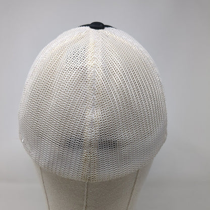 5J Motorsports Fitted Trucker Hat Black 6 7/8-7 3/8 Mesh Back Pacific Headwear