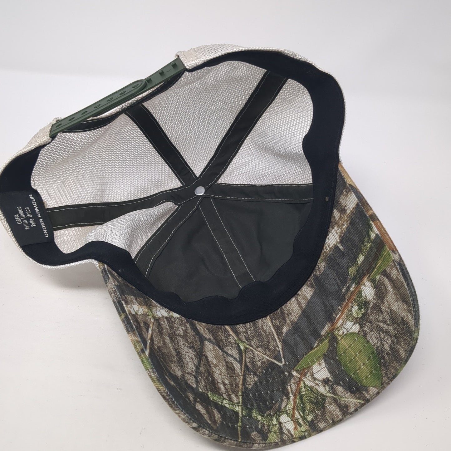 Under Armour Snapback Trucker Hat Multicolor One Size Camouflage Mossy Oak