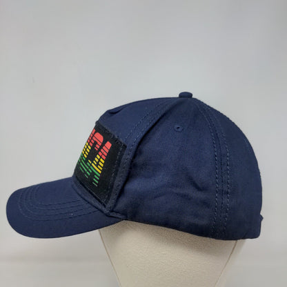 JAMAICA Slideback Hat Blue One Size Adjustable Vented Holes Laid Back Cotton