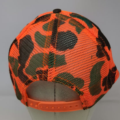 Designer Award Orange Camo Elk Hunting Season Trucker Hat Snapback Cap Vintage