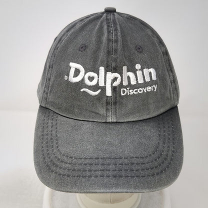 dkps Dolphin Discovery Gray Baseball Cap OSFM Strapback San Jose del Cabo Hat