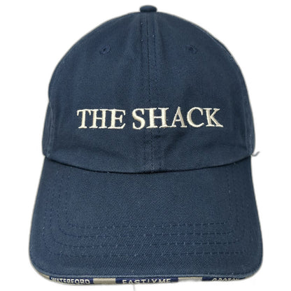 The Shack Est 1989 Blue Baseball Cap OSFM Waterford Groton Niantic Slideback Hat