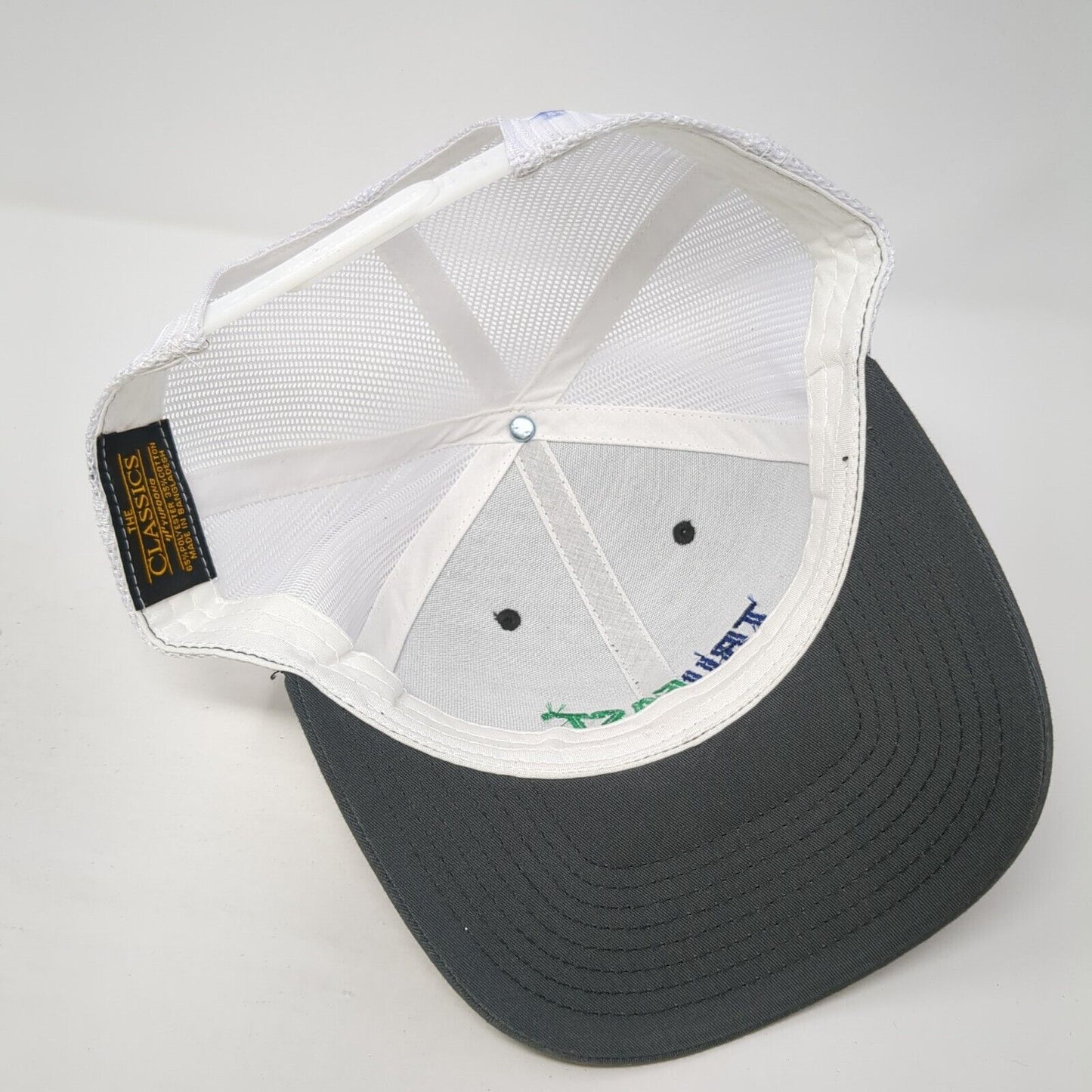 Trufast Snapback Trucker Hat Gray OS Adjustable Embroidered Mesh Back Yupoong